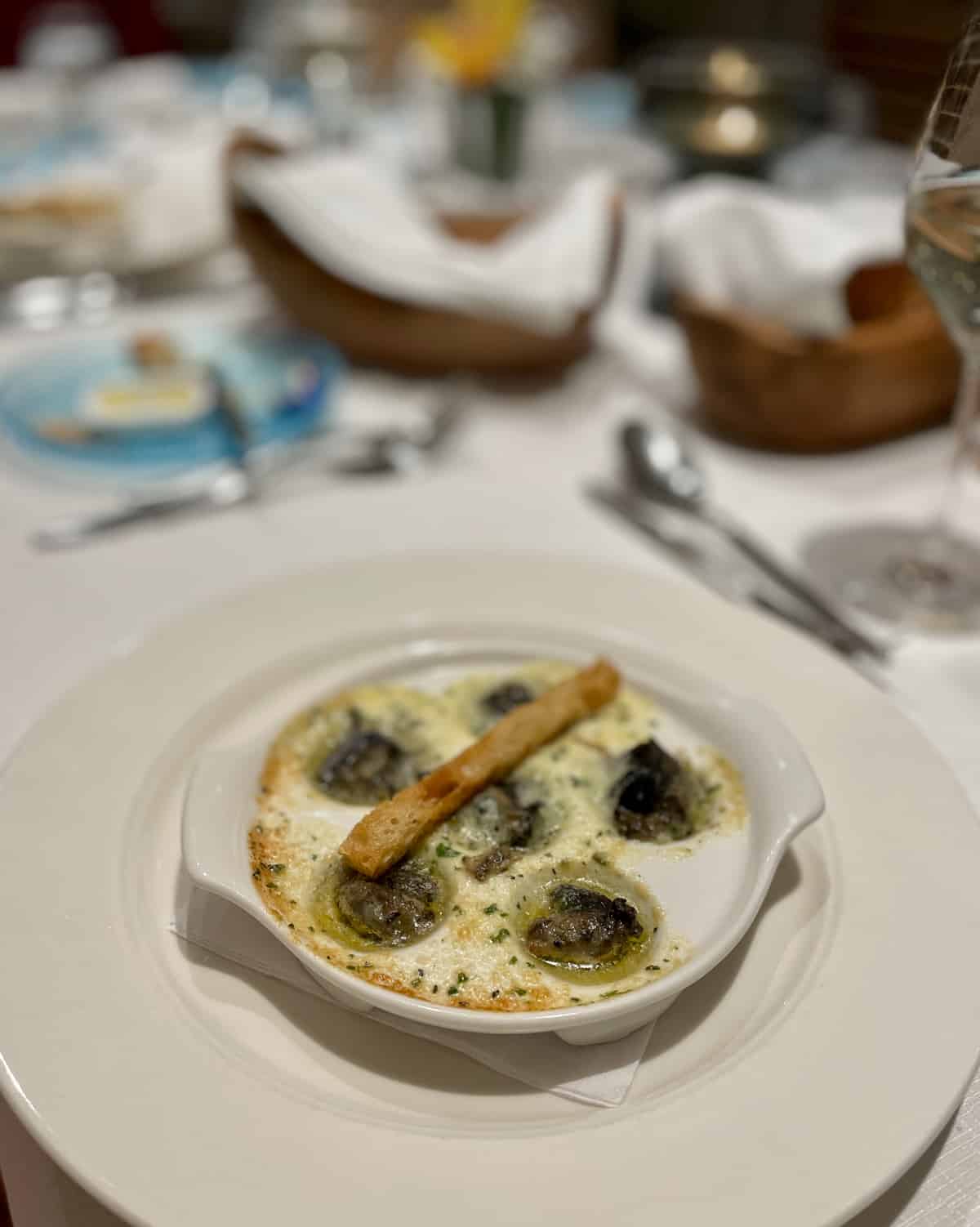 Escargot on Viking Cruise.