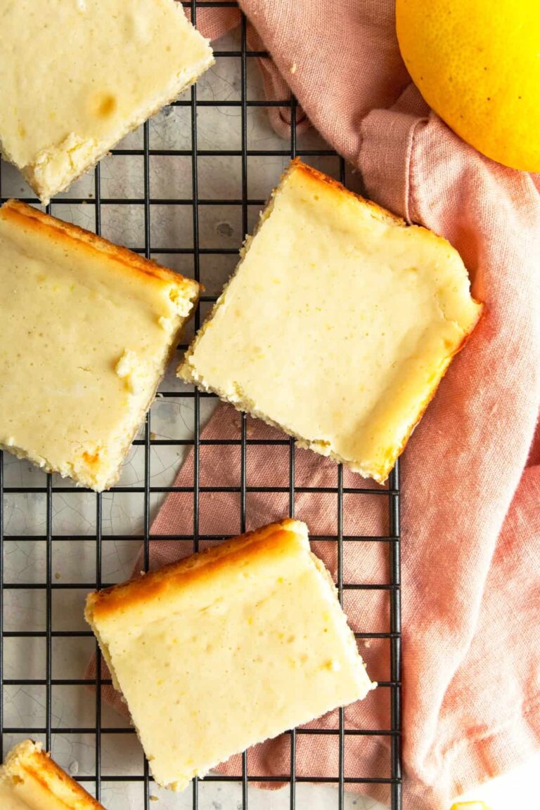 Easy Lemon Cheesecake Bars - Food Fun & Faraway Places