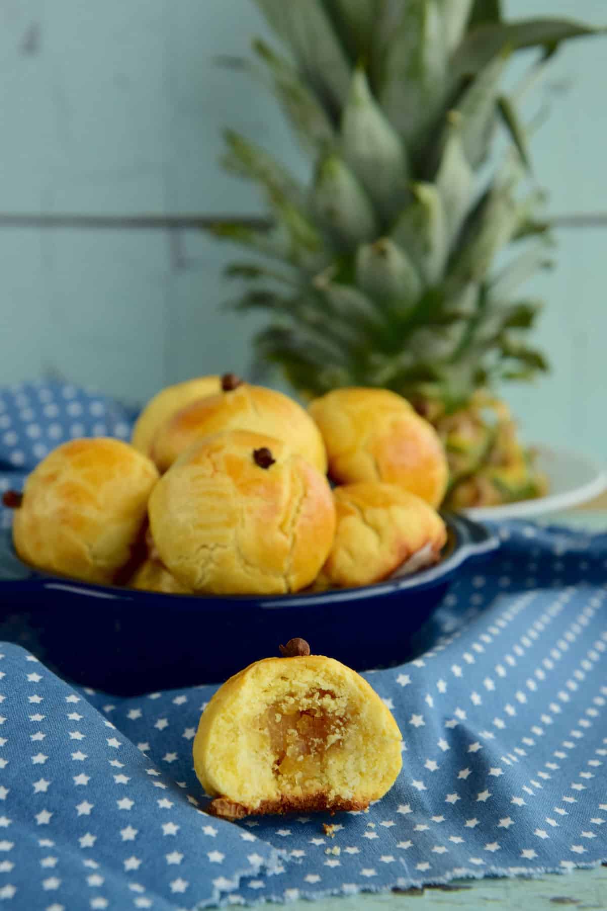 Nastar cookies pineapple Indonesian tart.