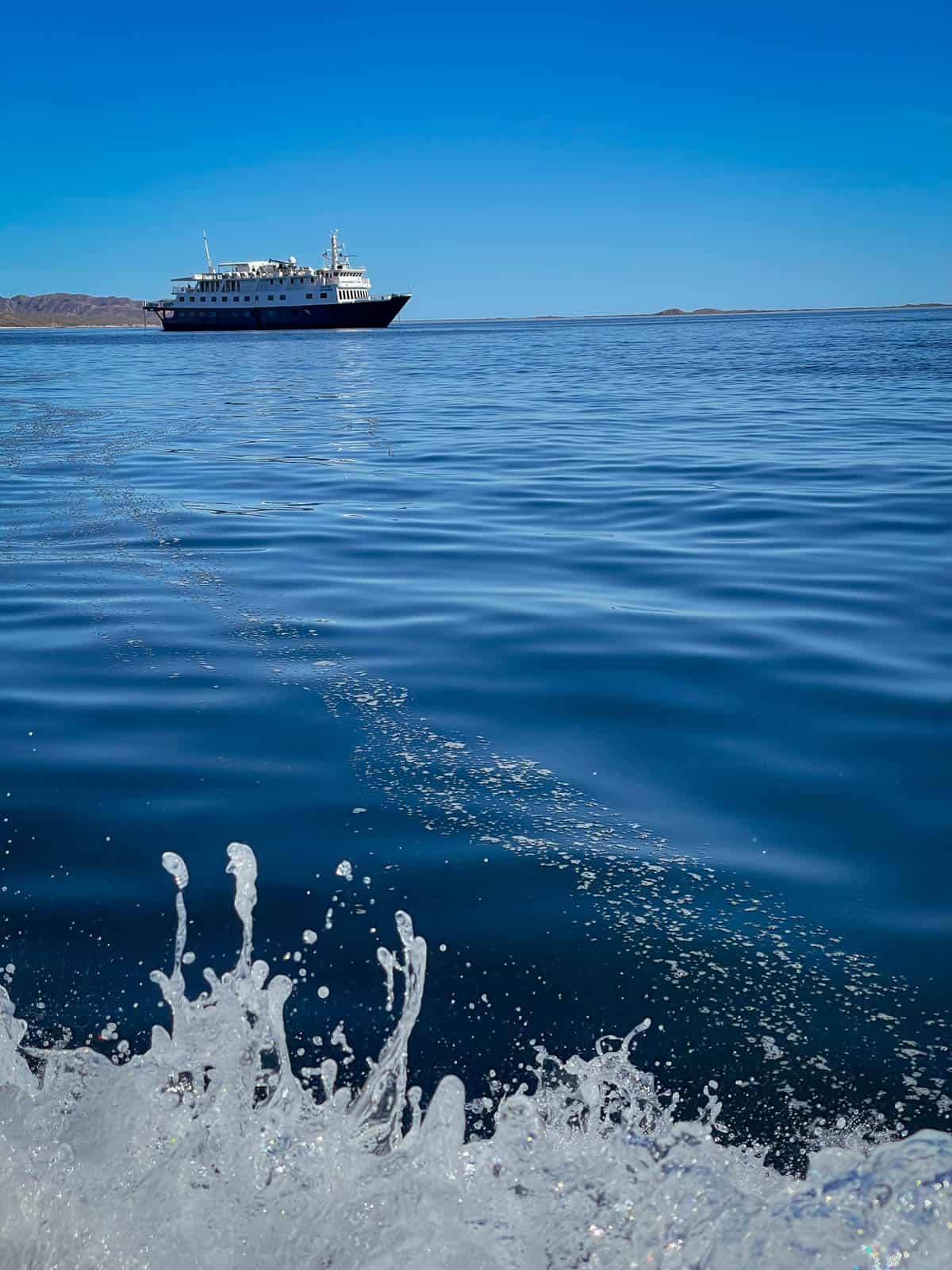 Ship in ocean.