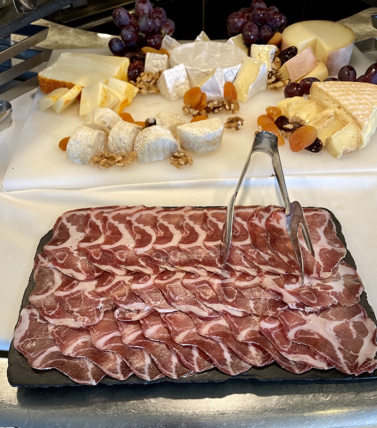 Charcuterie display.