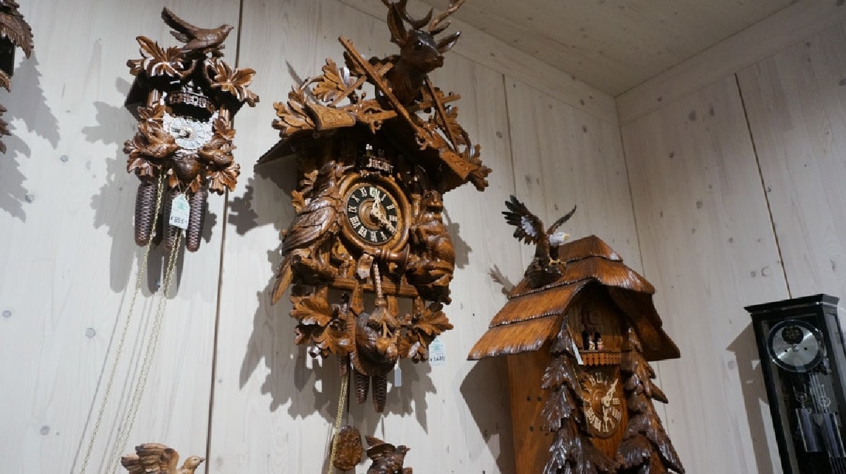 Cuckoo clock in Black Forest Germany.