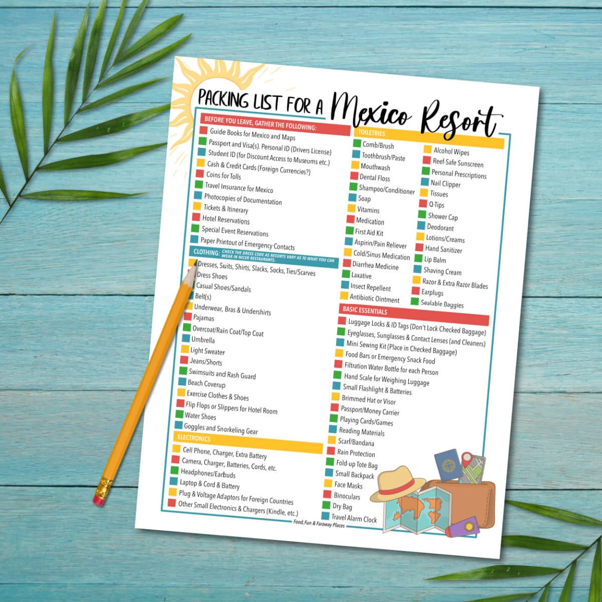 Ultimate Mexico Packing List | Free Printable