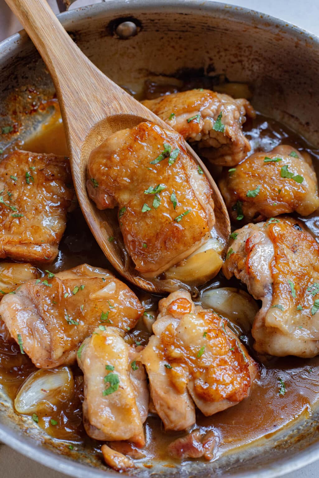 Skillet Chicken Thighs - Food Fun & Faraway Places