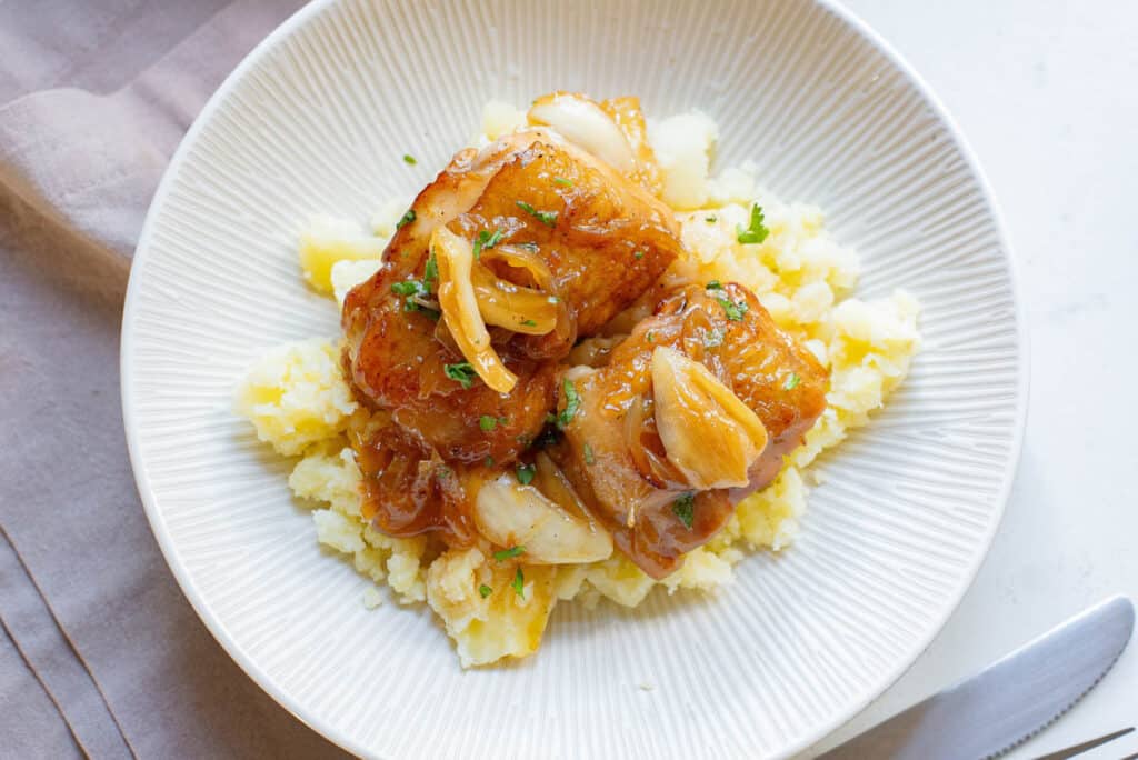 Skillet Chicken Thighs - Food Fun & Faraway Places