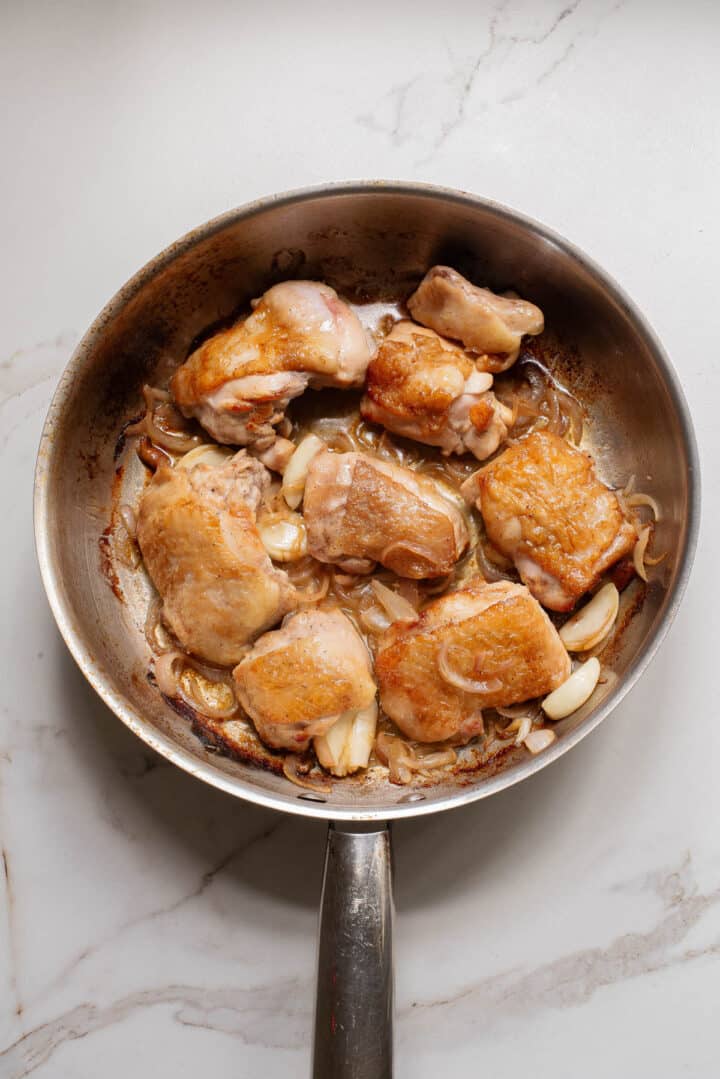 Skillet Chicken Thighs - Food Fun & Faraway Places