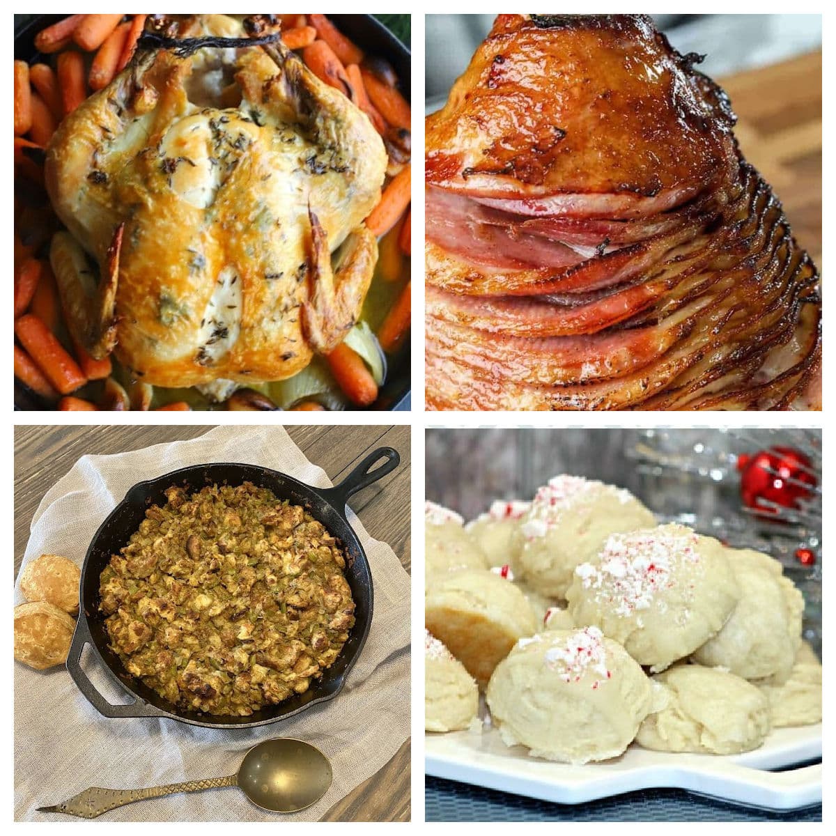 Traditional Christmas Dinner Recipes including Dessert
