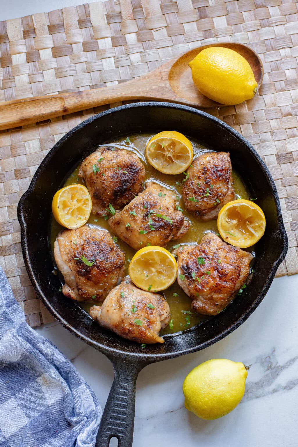 Oven Baked Greek Chicken Thighs - Food Fun & Faraway Places