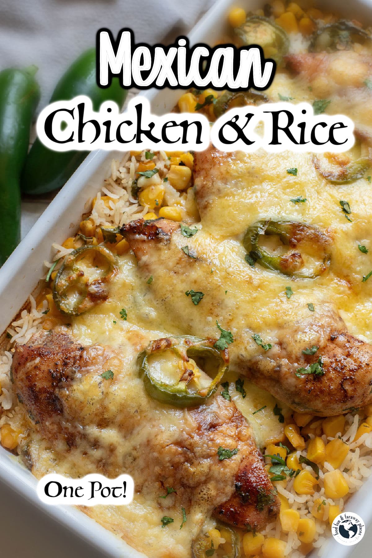 One Pan Mexican Chicken and Rice - Food Fun & Faraway Places