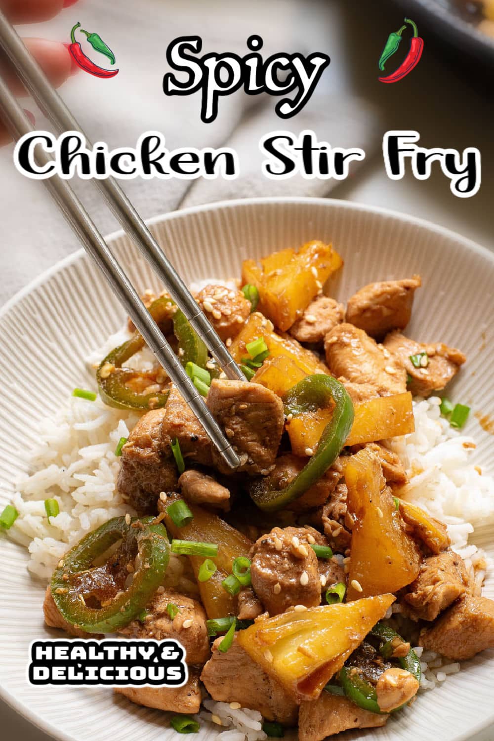 Spicy Chicken Stir Fry Recipe - Food Fun & Faraway Places