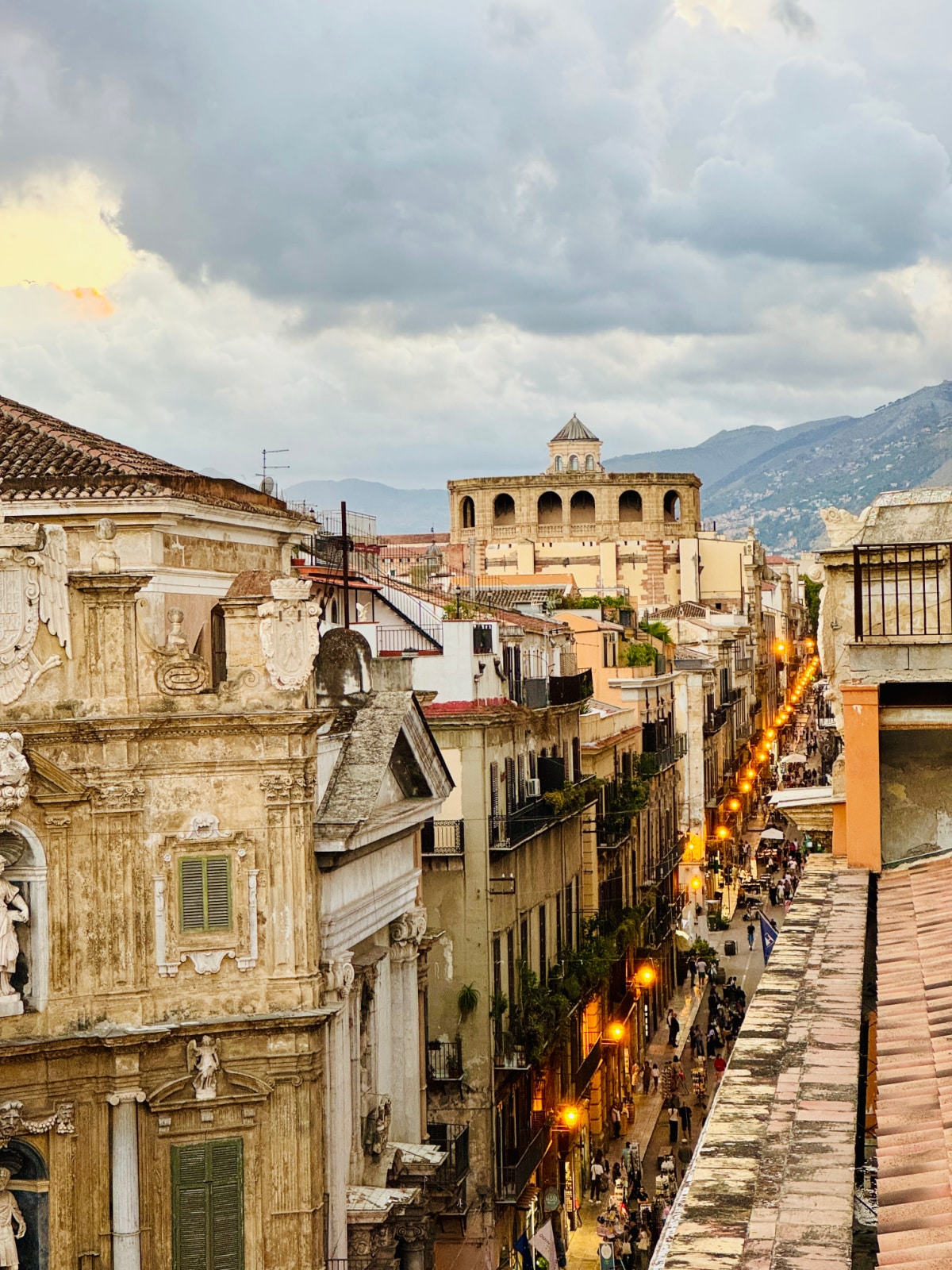 City of Palermo from balcony.