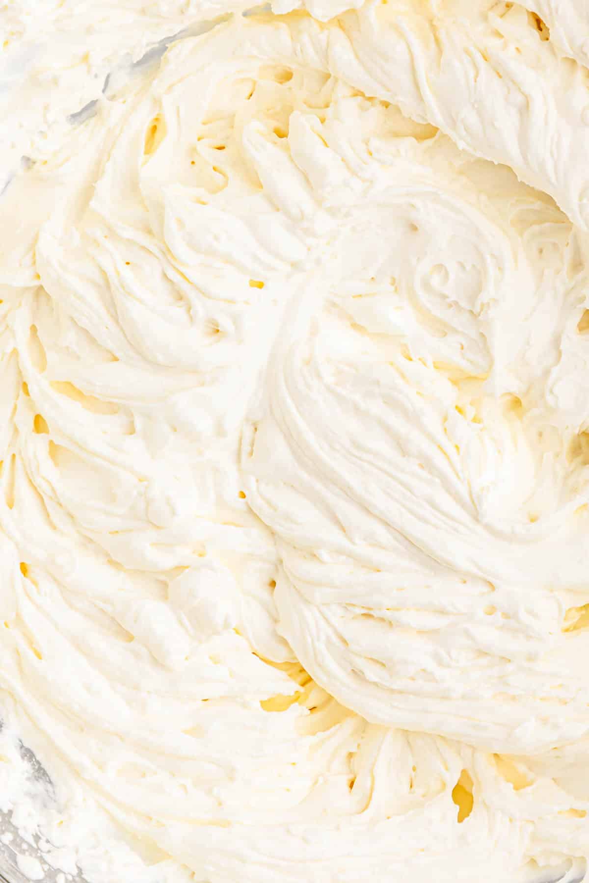 Whipped cream up close.