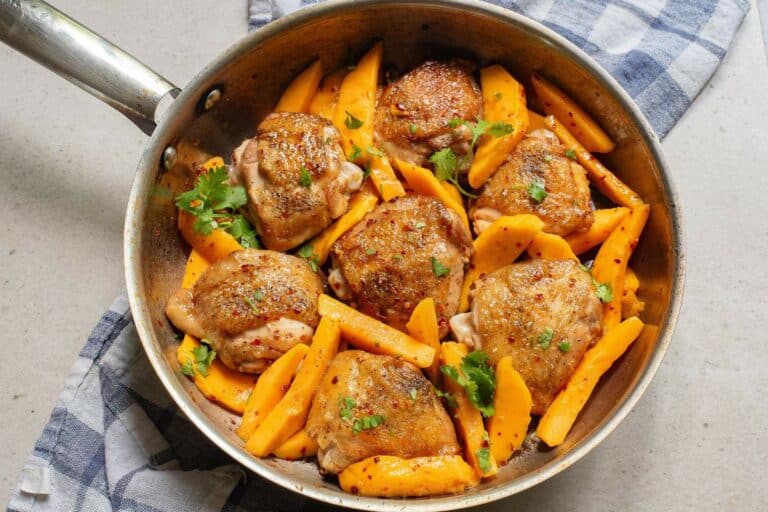 One Pan Honey Garlic Chicken - Food Fun & Faraway Places