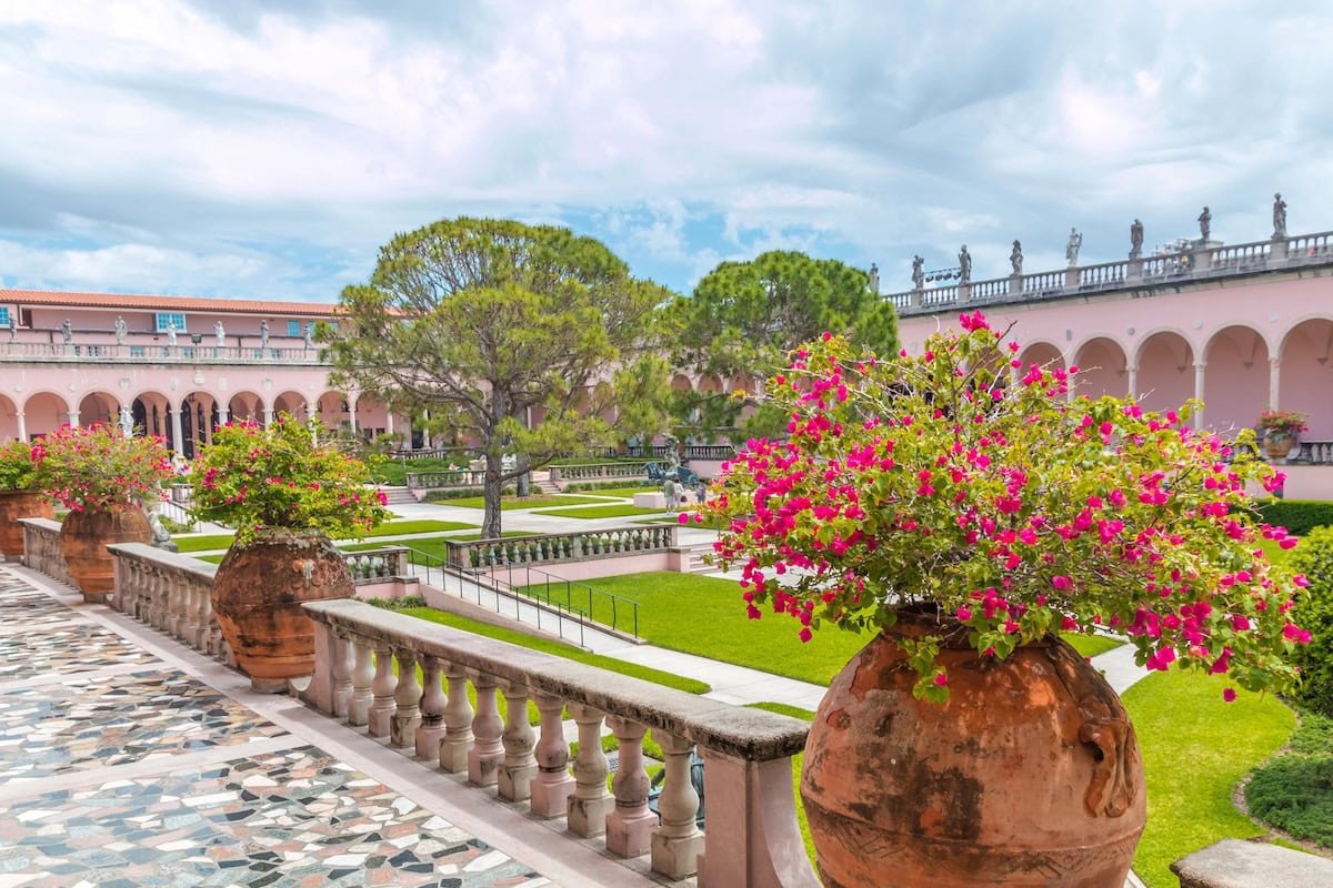 Gardens at museum in Florida.