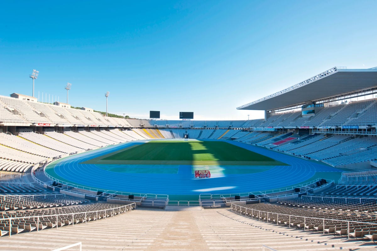 Olympic stadium in Barcelona.