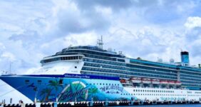 Margaritaville Islander ship on the water.