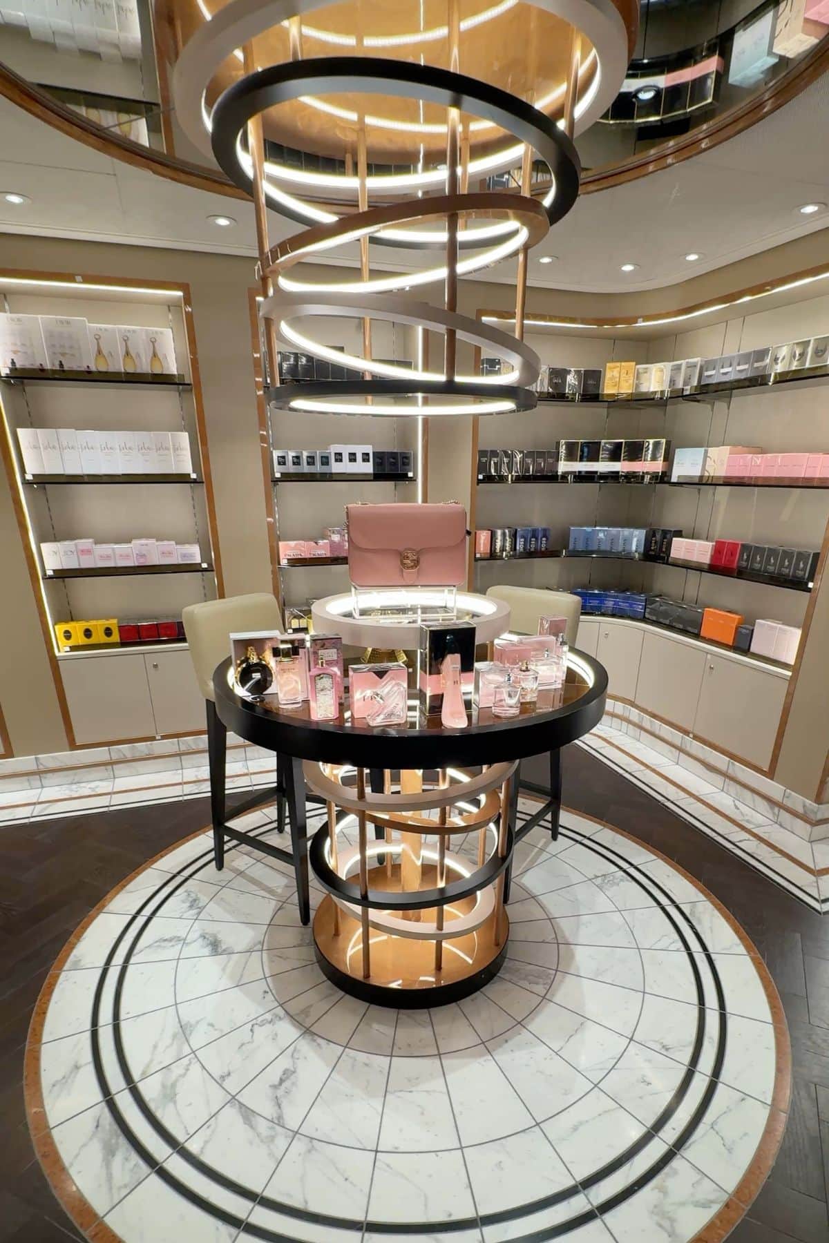 Perfume gift shop on a cruise ship.