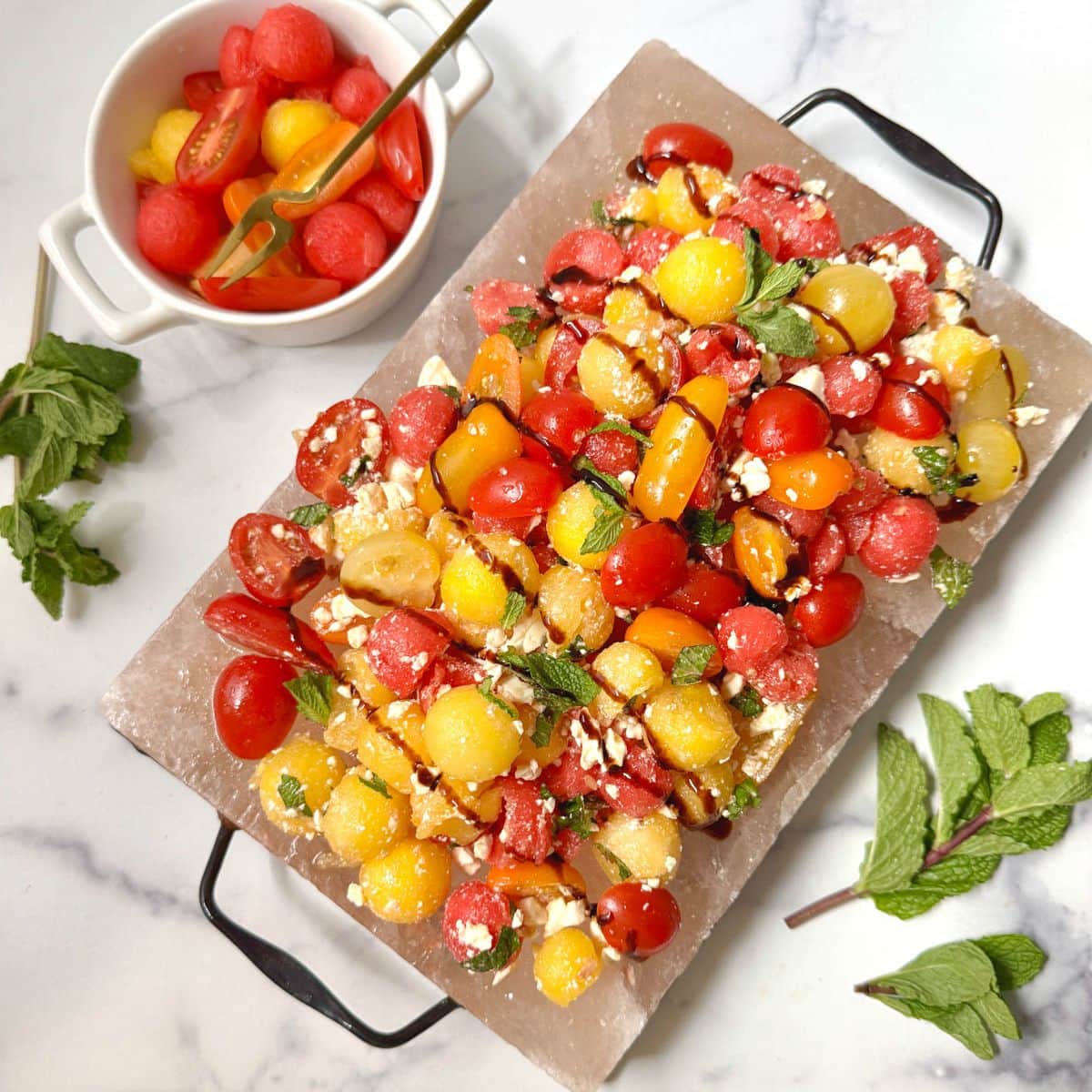 Watermelon Salad with Feta and Mint