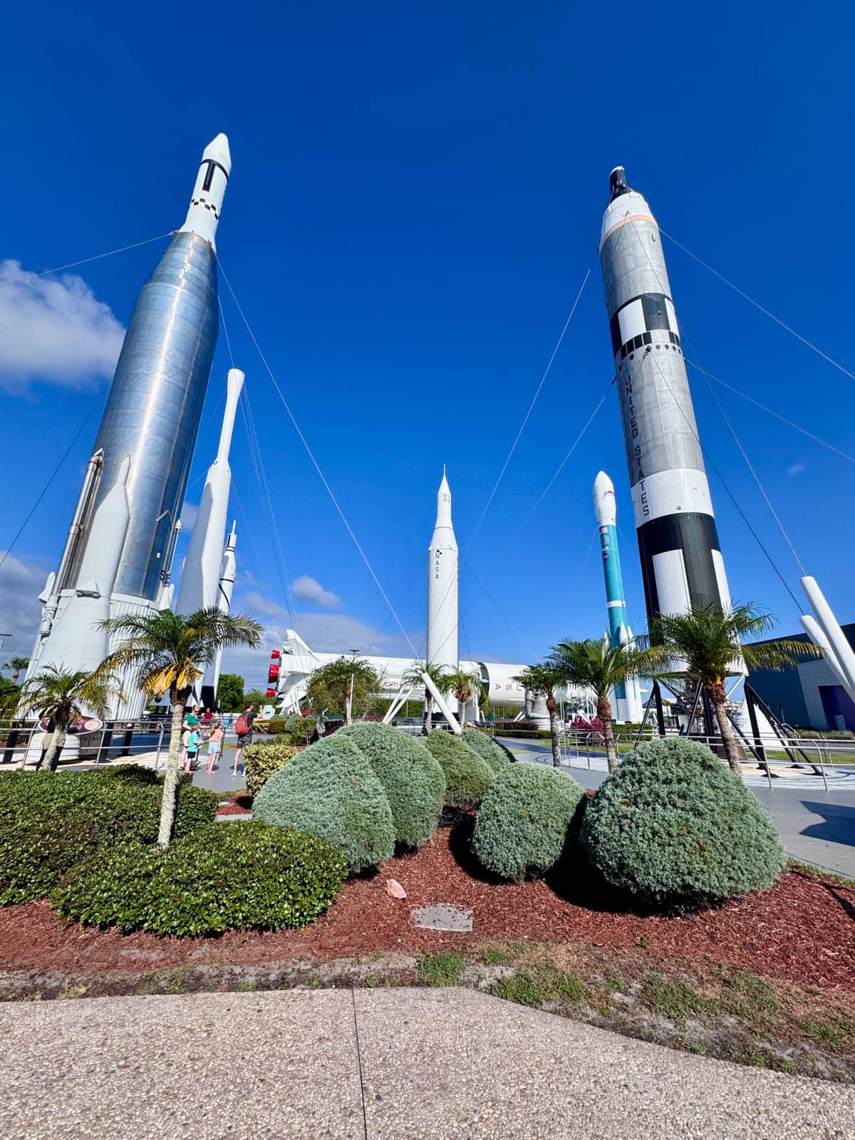 Rocket Garden at Kennedy Space Center.