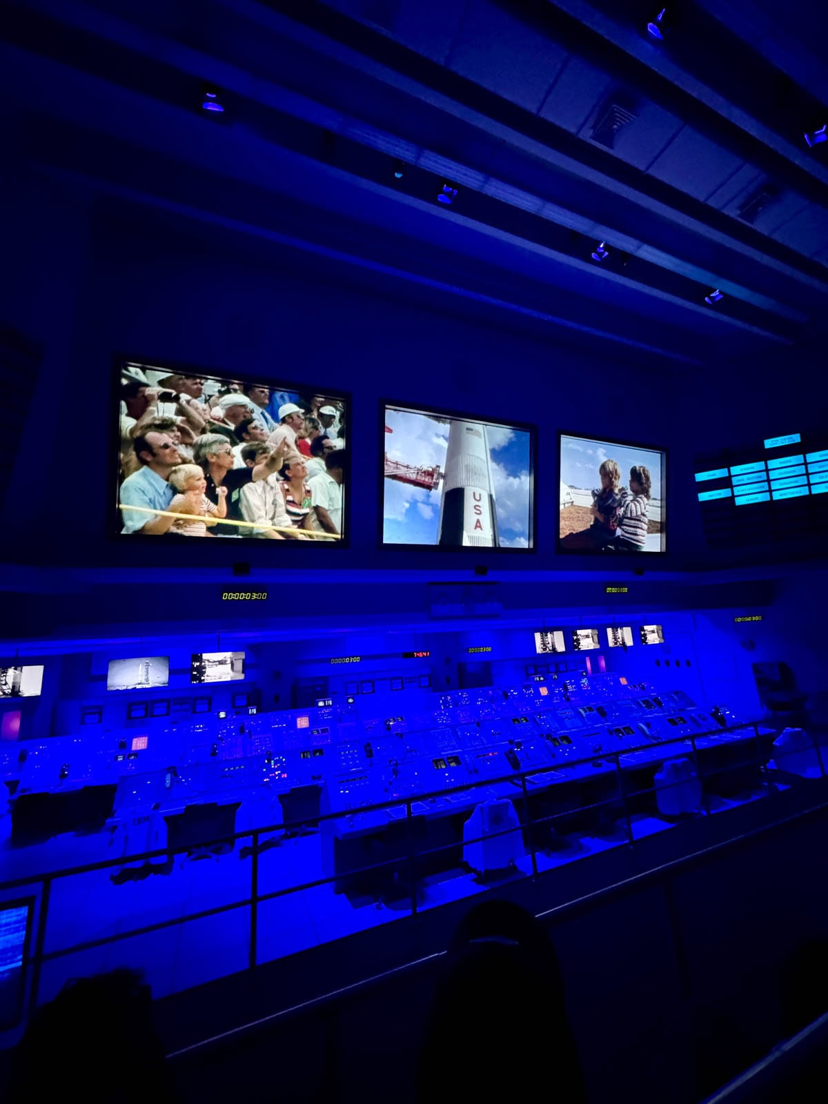 Control Center at Kennedy Space Center.