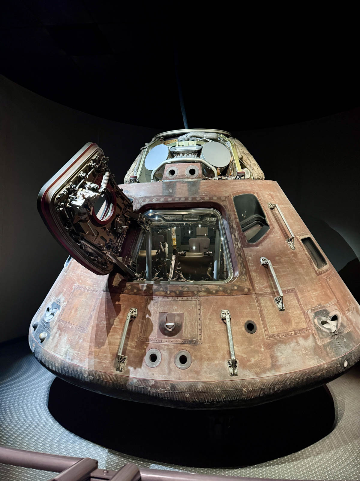 Apollo 14 Space Capsule at Kennedy Space Center.