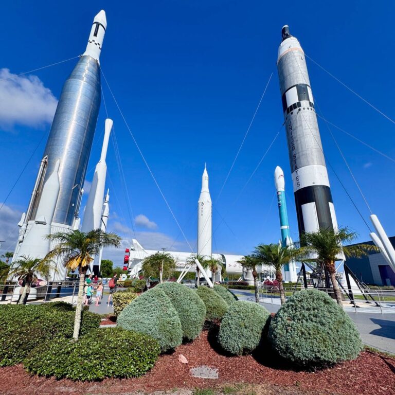 Rocket Garden at Kennedy Space Center.