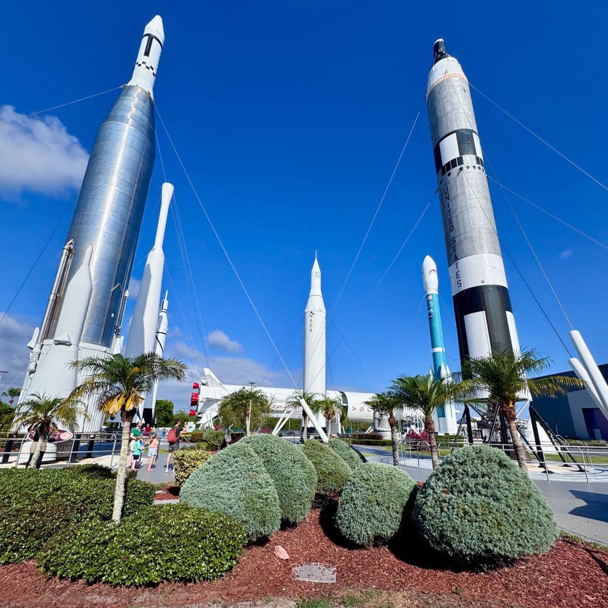 Rocket Garden at Kennedy Space Center.