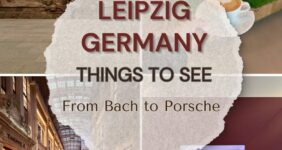 Pinterest image of things to do in Leipzig Germany.