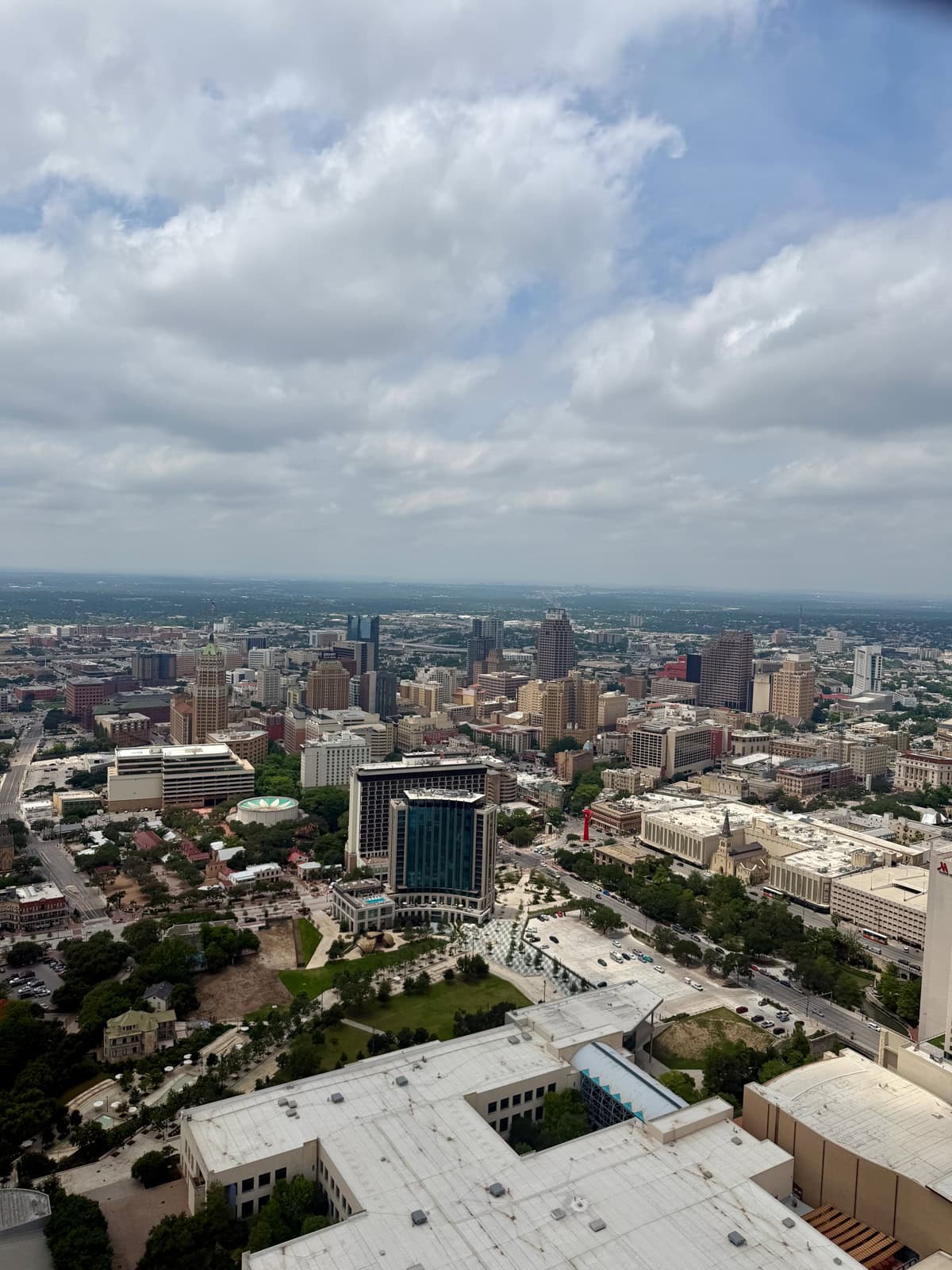 View of San Antonio from a tower.